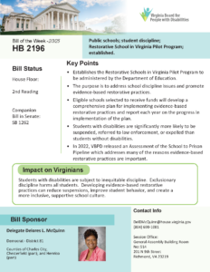 Preview of Bill of the Week HB 2196