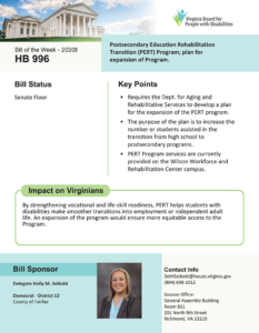 Preview of Bill of the Week featuring House Bill 996.